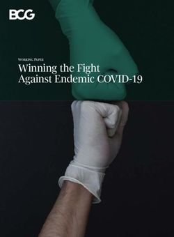 Winning the Fight Against Endemic COVID-19 - Working Paper - Boston ...