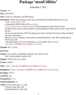 Package 'neonUtilities' - September 2, 2021 - CRAN