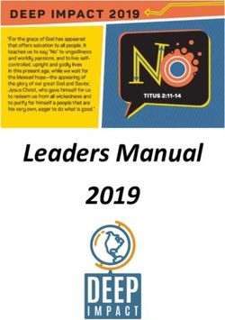 Leaders Manual 2019 - Baptists on Mission