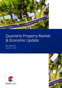 QUARTERLY PROPERTY MARKET & ECONOMIC UPDATE - NEW ZEALAND QUARTER 4, 2020 - CORELOGIC