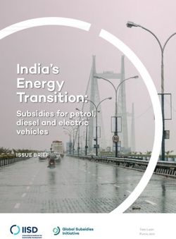 India's Energy Transition: Subsidies for petrol, diesel and electric vehicles ISSUE BRIEF - IISD