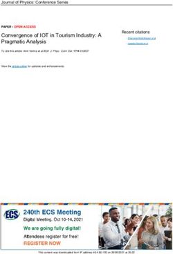 Convergence of IOT in Tourism Industry: A Pragmatic Analysis - Open Access ...