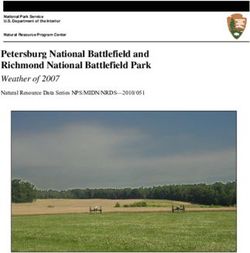 Petersburg National Battlefield and Richmond National Battlefield Park - Weather of 2007 Natural Resource Data Series NPS/MIDN/NRDS-2010/051