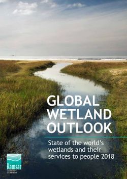 GLOBAL WETLAND OUTLOOK - human flourishing - Ramsar