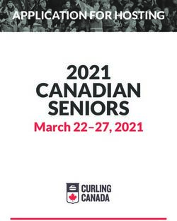 CANADIAN SENIORS 2021 - March 22-27, 2021 - APPLICATION FOR HOSTING - Curling Canada