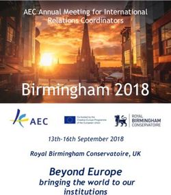 Birmingham 2018 - Beyond Europe bringing the world to our institutions - aec-music