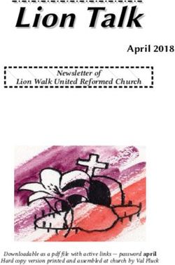 Lion Talk April 2018 - Lion Walk Church