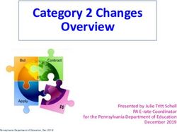 Category 2 Changes Overview - Presented by Julie Tritt Schell PA E-rate Coordinator for the Pennsylvania Department of Education December 2019 ...