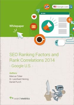 SEO Ranking Factors and Rank Correlations 2014 - Google U.S - Whitepaper