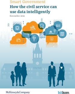 How the civil service can use data intelligently - Smart Government November 2018