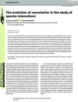 The evolution of coevolution in the study of species interactions