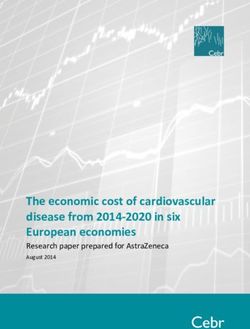 The economic cost of cardiovascular disease from 2014-2020 in six European economies - Research paper prepared for AstraZeneca August 2014