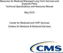 Measures for Medicaid Managed Long Term Services and Supports Plans - Technical Specifications and Resource Manual May 2019 Center for Medicaid ...