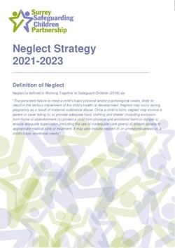 Neglect Strategy 2021-2023 - Surrey Safeguarding Children ...