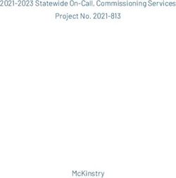 2021-2023 STATEWIDE ON-CALL, COMMISSIONING SERVICES PROJECT NO. 2021-813 - MCKINSTRY