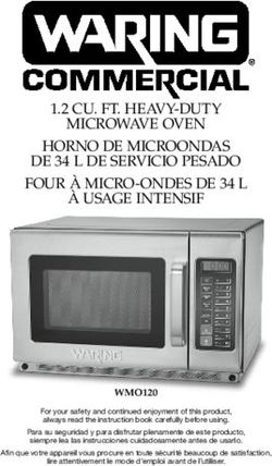 1.2 CU. FT. HEAVY-DUTY MICROWAVE OVEN HORNO DE MICROONDAS DE 34 L DE SERVICIO PESADO FOUR À MICRO-ONDES DE 34 L À USAGE INTENSIF