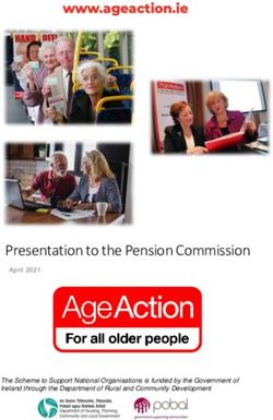Presentation to the Pension Commission