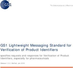 GS1 Lightweight Messaging Standard For Verification Of Product ...