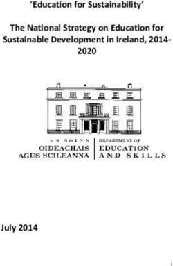 Education for Sustainability' The National Strategy on Education for Sustainable Development in Ireland, 2014- 2020 - July 2014