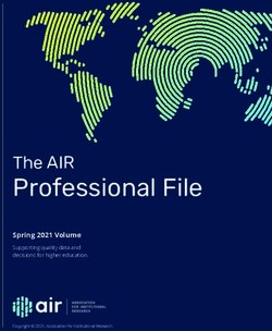 Professional File The AIR - Spring 2021 Volume - Association ...