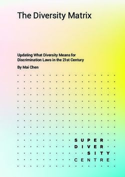 The Diversity Matrix Updating What Diversity Means for Discrimination Laws in the 21st Century By Mai Chen - Chen Palmer