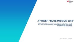 J-POWER "BLUE MISSION 2050" - EFFORTS TO REALIZE A CARBON-NEUTRAL AND HYDROGEN SOCIETY