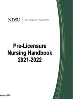 Pre-Licensure Nursing Handbook 2021-2022 - August 2020 - North Dakota ...