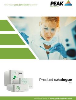 Product Catalogue 2017 - Peak Scientific