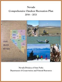 Nevada Comprehensive Outdoor Recreation Plan 2016 - 2021 - Nevada Division of State Parks