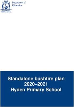 Standalone bushfire plan 2020-2021 Hyden Primary School