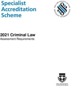 2021 Criminal Law Assessment Requirements - Law Society