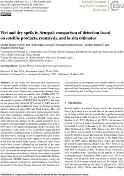 Wet and dry spells in Senegal: comparison of detection based on satellite products, reanalysis, and in situ estimates