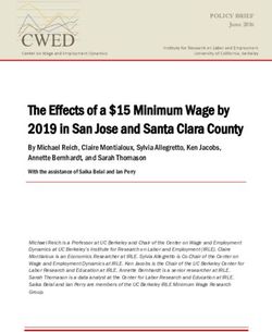 The Effects of a $15 Minimum Wage by 2019 in San Jose and Santa Clara County