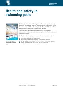 Health and safety in swimming pools - HSE