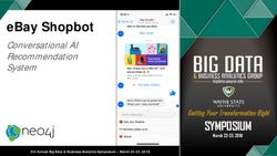 EBay Shopbot Conversational AI Recommendation System - SYMPOSIUM - Big Data & Business Analytics