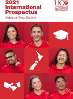 2021 International Prospectus - Aotearoa | New Zealand - University of Canterbury
