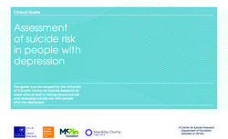 Assessment of suicide risk in people with depression