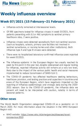 Weekly influenza overview - Week 07/2021 (15 February-21 February 2021) - Flu News Europe