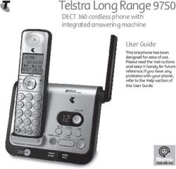 Telstra Long Range 9750 - DECT 360 cordless phone with integrated answering machine
