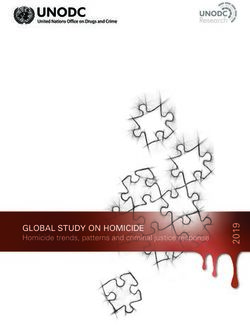 GLOBAL STUDY ON HOMICIDE - United Nations Office on Drugs and ...