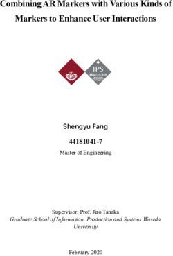 Combining AR Markers with Various Kinds of Markers to Enhance User Interactions - Shengyu Fang