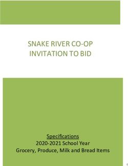SNAKE RIVER CO-OP INVITATION TO BID - Specifications 2020-2021 School Year Grocery, Produce, Milk and Bread Items - Bonneville ...