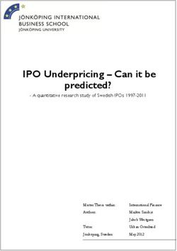 IPO Underpricing - Can It Be Predicted? - A Quantitative Research Study ...