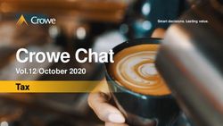 Crowe Chat Tax Vol.12/October 2020