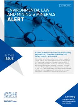 ALERT ENVIRONMENTAL LAW AND MINING & MINERALS - Cliffe ...