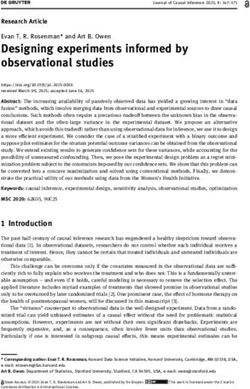 Designing experiments informed by observational studies - De ...