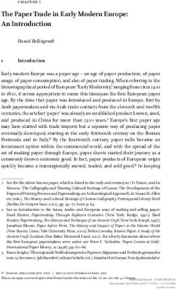 The Paper Trade in Early Modern Europe: An Introduction - Brill