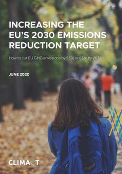 INCREASING THE EU'S 2030 EMISSIONS REDUCTION TARGET - How to cut EU GHG emissions by 55% or 65% by 2030 - Climact