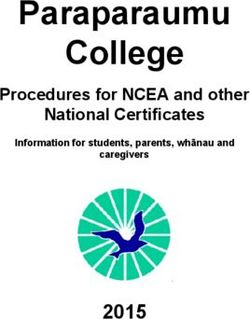 Paraparaumu College 2015 - Procedures for NCEA and other National Certificates
