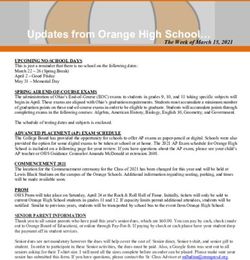 Updates from Orange High School - Orange Schools